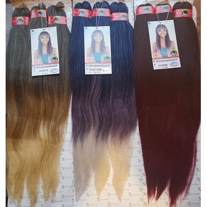 Xpressions 3X Pre Stretched Braiding Hair 50"